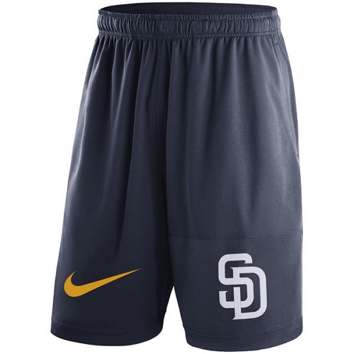 MLB Men's San Diego Padres Nike Navy Dry Fly Shorts