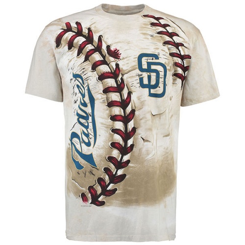 MLB San Diego Padres Hardball Tie-Dye T-Shirt - Cream